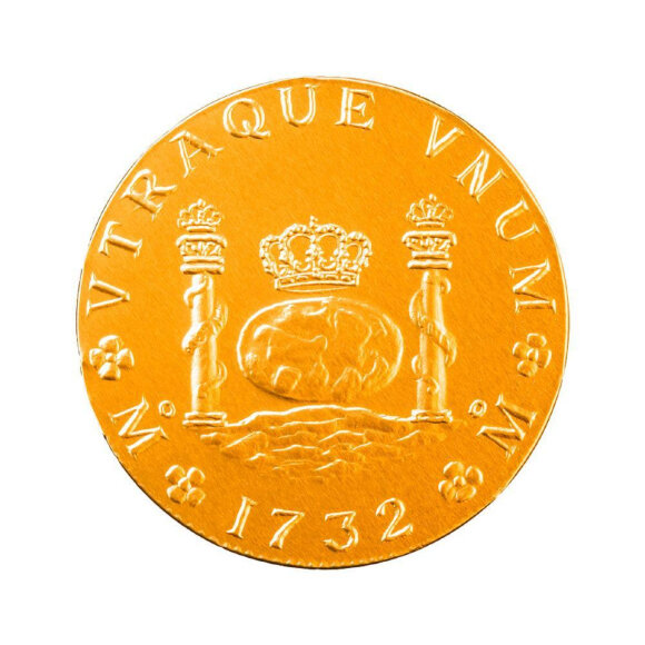 Шоколадная монета Золото Пиратов 6гх50шт (300г) а банке в асс 0029