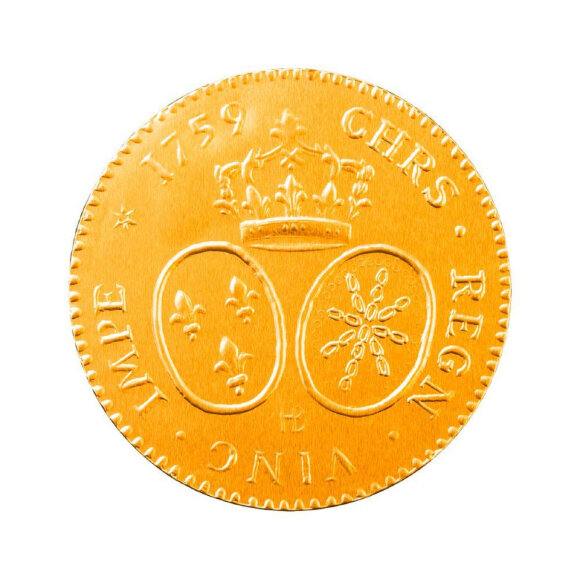 Шоколадная монета Золото Пиратов 6гх50шт (300г) а банке в асс 0029