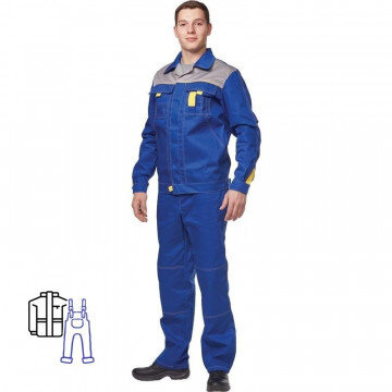 Спец.одежда летняя Костюм л10-КПК вас/сер (р.64-66) 170-176 Спец.одежда летняя Костюм л10-КПК вас/сер (р.64-66) 170-176