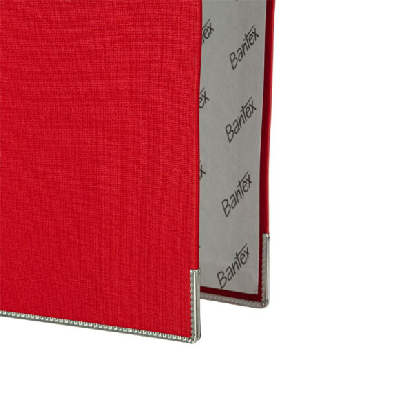 Папка-регистратор BANTEX ECONOMYPLUS,1446-09,80мм,красн,ПБП1,карм.ко,мет.уг