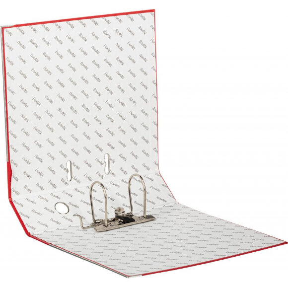 Папка-регистратор BANTEX ECONOMYPLUS,1446-09,80мм,красн,ПБП1,карм.ко,мет.уг