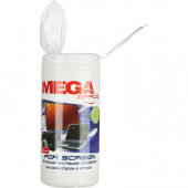 Салфетки Promega office  For Screen  антибактериальные в тубе,100 шт.