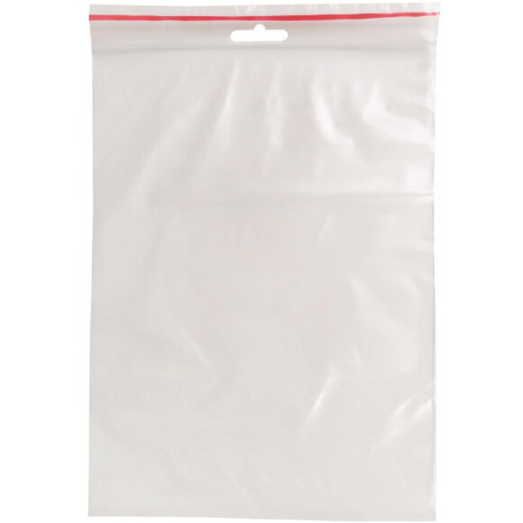 Пакет с замком (Zip Lock) с европодвесом 18 х 25 см, 60 мкм, 100 шт/уп Пакет с замком (Zip Lock) с европодвесом 18 х 25 см, 60 мкм, 100 шт/уп