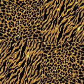 Салфетки Wild Party 33см X 33см 12шт/уп арт.6073626