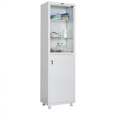 Метал.Мебель HILFE МД 1 1657/SG шкаф мед,стек,2дв.570*320*1716