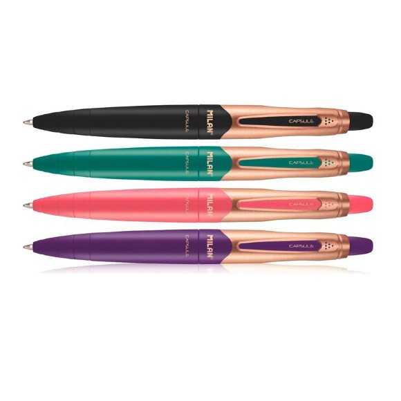 Ручка шариковая MILAN Capsule Copper, 1,0мм, синий, в асс., 1765809120 Ручка шариковая MILAN Capsule Copper, 1,0мм, синий, в асс., 1765809120
