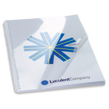 Обложки для переплета пластиковые GBC прозр. А4, 300мкм, 100шт/уп.