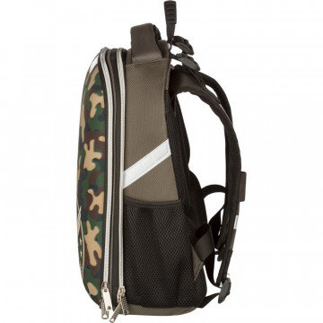 Ранец №1School Basic Military, 2 отд., ортопед. cпинка