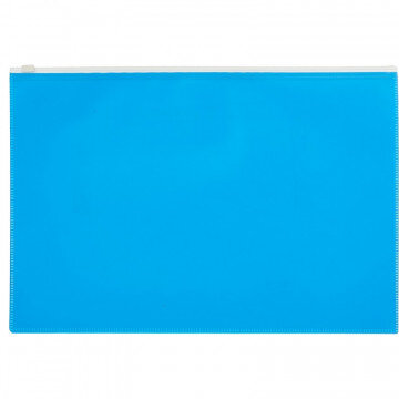 Папка на молнии А4 Attache Color , голубой