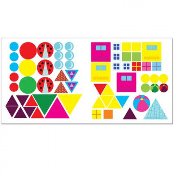 Книга развивающая с наклейками.Умный зайка.Форма,МС11003 Книга развивающая с наклейками.Умный зайка.Форма,МС11003