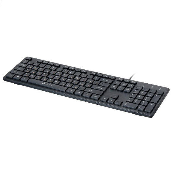 Клавиатура Oklick 520M2U черный/черный USB slim Multimedia Клавиатура Oklick 520M2U черный/черный USB slim Multimedia