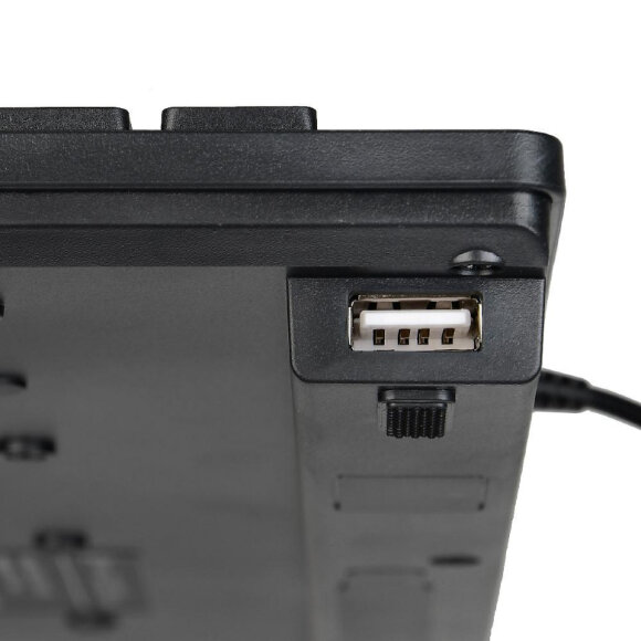 Клавиатура Oklick 520M2U черный/черный USB slim Multimedia Клавиатура Oklick 520M2U черный/черный USB slim Multimedia