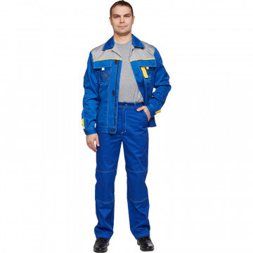 Спец.одежда летняя Костюм л10-КБР вас/сер (р.60-62) 170-176 Спец.одежда летняя Костюм л10-КБР вас/сер (р.60-62) 170-176