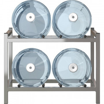 Метал.Мебель KD_Бомис-4Л стеллаж для воды бутилир. на 4 тар