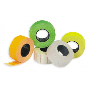 Этикет-лента 26х16 белая прям 1000шт/рул 10рул/уп