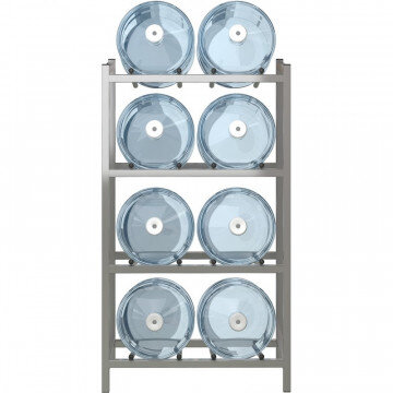 Метал.Мебель KD_Бомис-8Л стеллаж для воды бутилир. на 8 тар