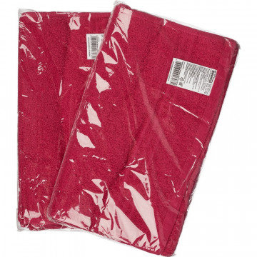 Полотенце махровое 30х30, 380 гр/м2, Ocean т.бордовый, 10 шт.