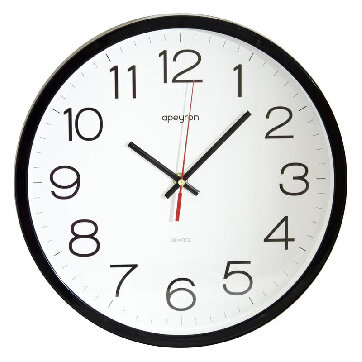 Часы настенные Офис, 30см., черн., пластик  Apeyron PL 1712 502