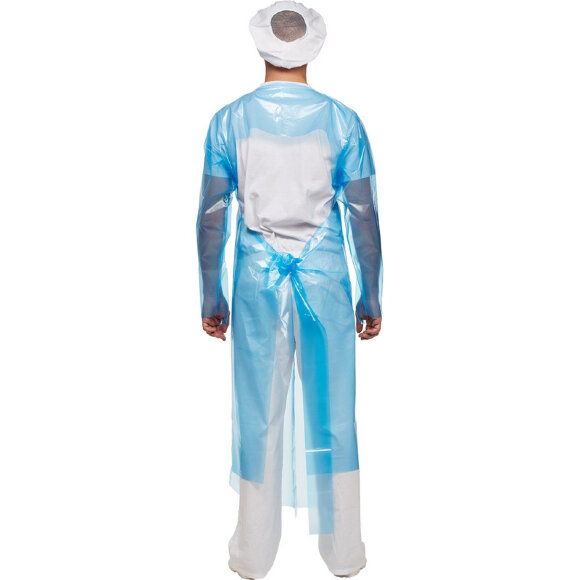 Фартук многораз HACCPER Evatex EVA синий с рукавам 0,1мм, 12шт/уп (332000) Фартук многораз HACCPER Evatex EVA синий с рукавам 0,1мм, 12шт/уп (332000)