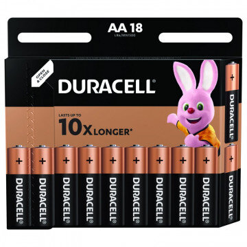 Батарейки DURACELL BASIC АА/LR6 бл/18шт