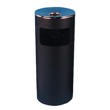 Урна-пепельница 30л металл, черная хром Титан N52 Урна-пепельница 30л металл, черная хром Титан N52