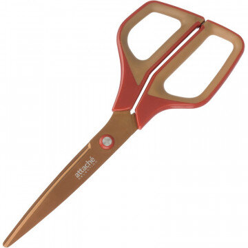 Ножницы Attache selection 3D, 210 мм, покрытие Titanium coffe, цвет кофе