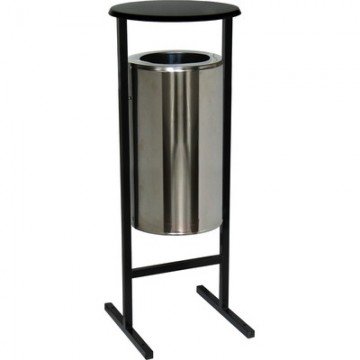 Урна стальная арт СЛ-300Н хром 300х510мм объем 36 л Урна стальная арт СЛ-300Н хром 300х510мм объем 36 л