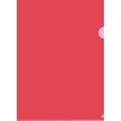 Папка уголок Attache Economy п/э цв. E-100/209T красная Россия 10шт/уп