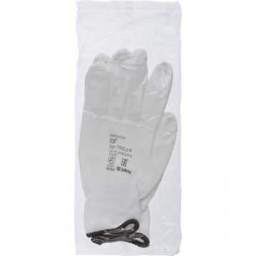 Перчатки защитные нейлоновые с полиуретановым покрытием размер 9