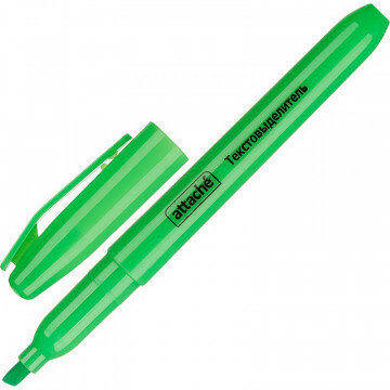 Маркер выделитель текста ATTACHE набор 4цв. 1-3,9 мм