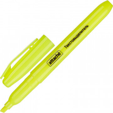 Маркер выделитель текста ATTACHE набор 4цв. 1-3,9 мм