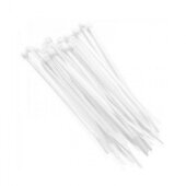 Хомут 350 мм х 5 мм, 100 шт, нейлон, Rexant, белый, 07-0350