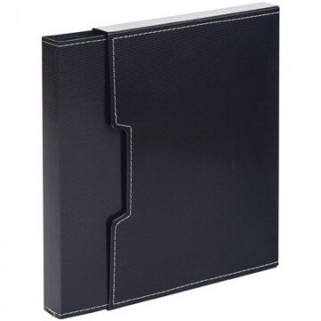 Папка файловая на 100 файлов в коробе черный