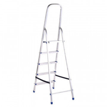 Стремянка 5 ступеней, алюминиевая СИБРТЕХ (97715)