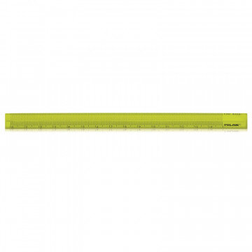 Линейка трехгранная 15см Milan, пластик, цветассорти:синий,зеленый,розовый