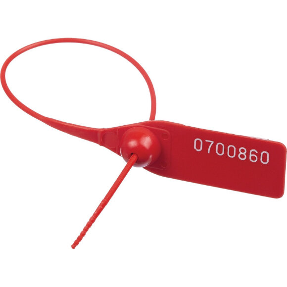 Пломба пластиковая номерная КПП-3-1602 МП(метал.цанга) 230 мм,красн,50шт/уп Пломба пластиковая номерная КПП-3-1602 МП(метал.цанга) 230 мм,красн,50шт/уп