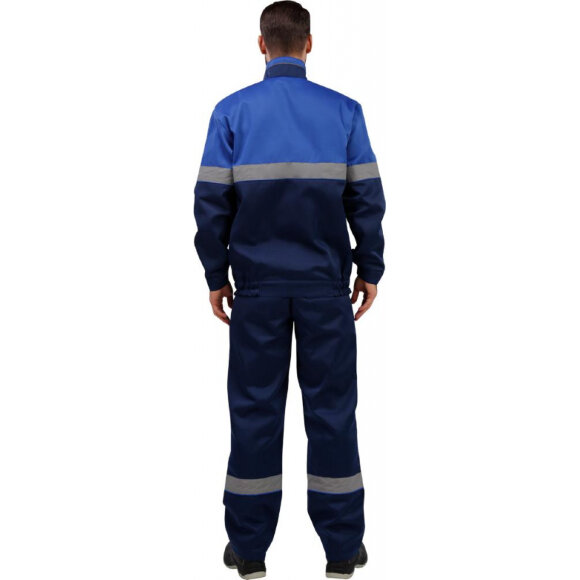 Спец.одежда летняя Костюм муж л25-КПК син/вас р.56-58/182-188 ОРИОН/ОПТИМАЛ