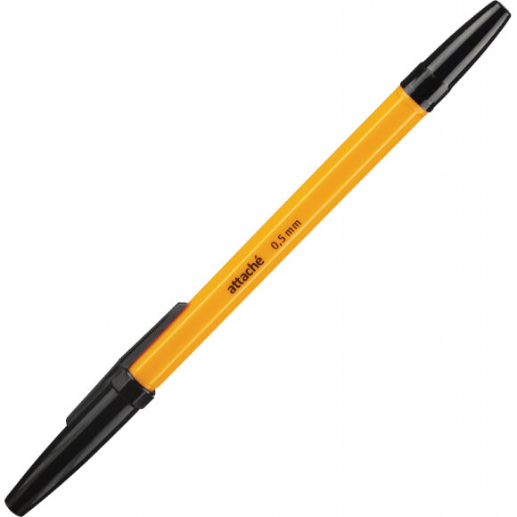 Ручка шариковая Attache Economy оранж.корп. черный стерж Ручка шариковая Attache Economy оранж.корп. черный стерж
