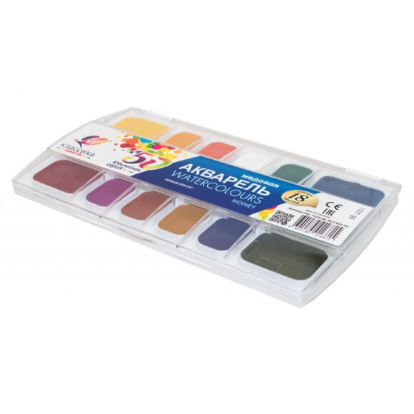 Краски акварельные Луч Классика Юбилейная 18 цв. б/к, 30С 1929-08