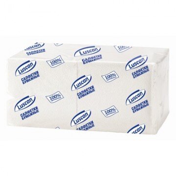 Салфетки бумажные Luscan Profi Pack 1сл24х24белые 400шт/уп Салфетки бумажные Luscan Profi Pack 1сл24х24белые 400шт/уп