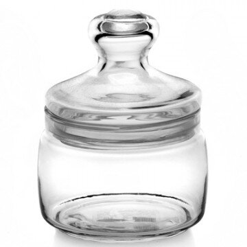 Банка для сыпучих продуктов стекло с крышкой CESNI 420 мл Банка для сыпучих продуктов стекло с крышкой CESNI 420 мл