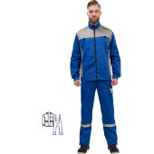 Спец.одежда летняя Костюм муж. л26-КПК вас/сер (р.60-62) 182-188 Спец.одежда летняя Костюм муж. л26-КПК вас/сер (р.60-62) 182-188