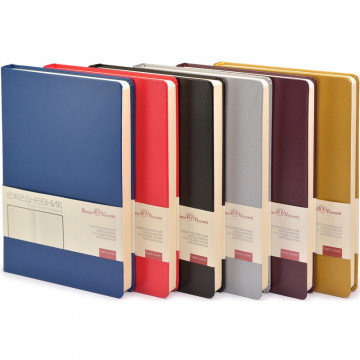 Ежедневник недат,синий,А5,145х215мм,320 стр,Br.V.MEGAPOLIS