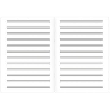 Тетрадь нотная 24л,А4,вертик,обл.мел.карт