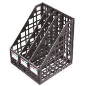 Лоток для бумаг Attache сборный вертикальный 4 отделения 240 мм черный Лоток для бумаг Attache сборный вертикальный 4 отделения 240 мм черный