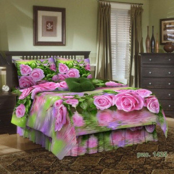 Постельное белье 1,5 сп бязь набивная 145 гр/м2 , 1 наволочка Постельное белье 1,5 сп бязь набивная 145 гр/м2 , 1 наволочка