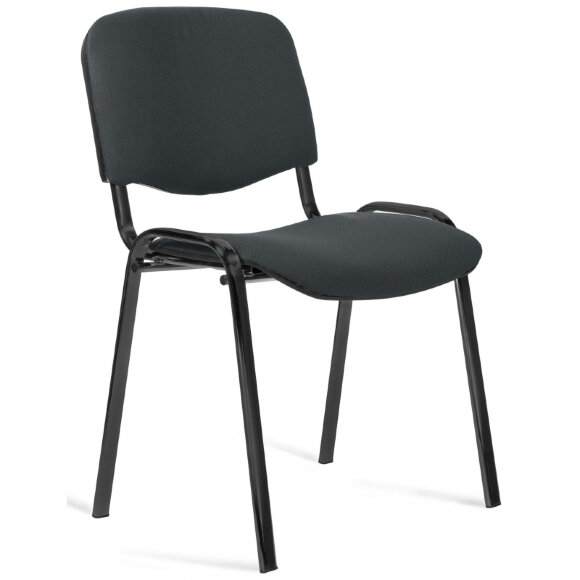 Стул UP_EChair Rio(ИЗО) чёрный, ткань серая С73 Стул UP_EChair Rio(ИЗО) чёрный, ткань серая С73