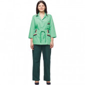 Костюм для горничных и уборщиц у04-КБР салатов/зел(р.44-46)р.170-176