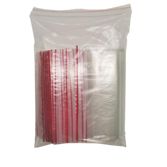 Пакет с замком Zip Lock 18 х 25 см, 60 мкм, с полосой для надп , 100 шт/уп Пакет с замком Zip Lock 18 х 25 см, 60 мкм, с полосой для надп , 100 шт/уп