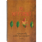 Тетрадь общая 60л,кл,А4,спираль,блок 65гр,Эко,арт.06449